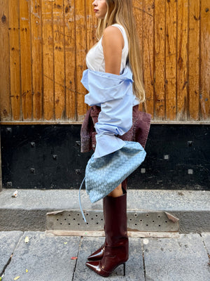 Camicia Crop con Canotta