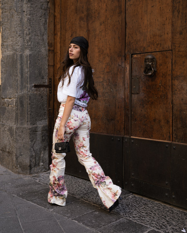 T-shirt Bloom Print
