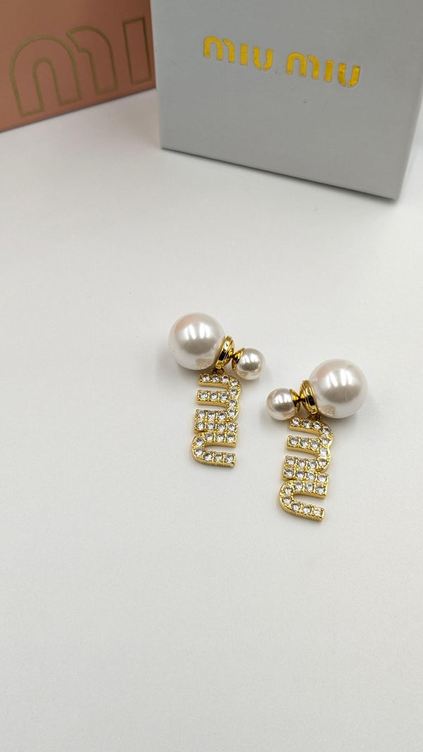 Orecchini Miu Pearl Drop