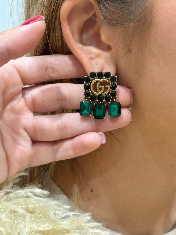 Orecchini Gucci smeraldo