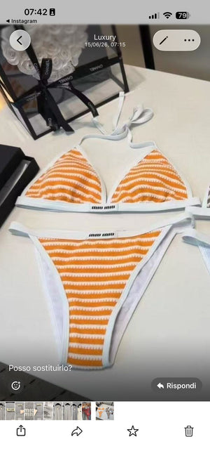 Bikini righe miu