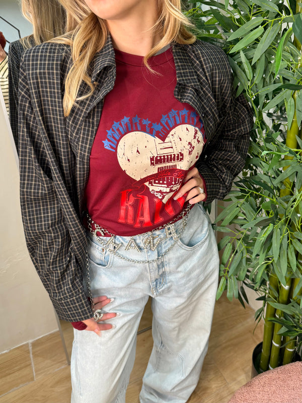 Cintura chanel con strass