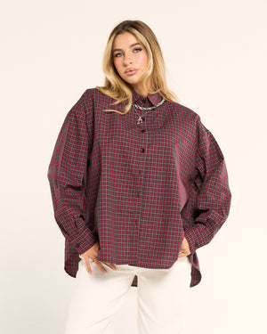 Camicia Tartan popeline