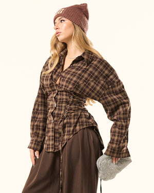 Camicia Knot stringhe