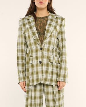 Tailleur  Olive check