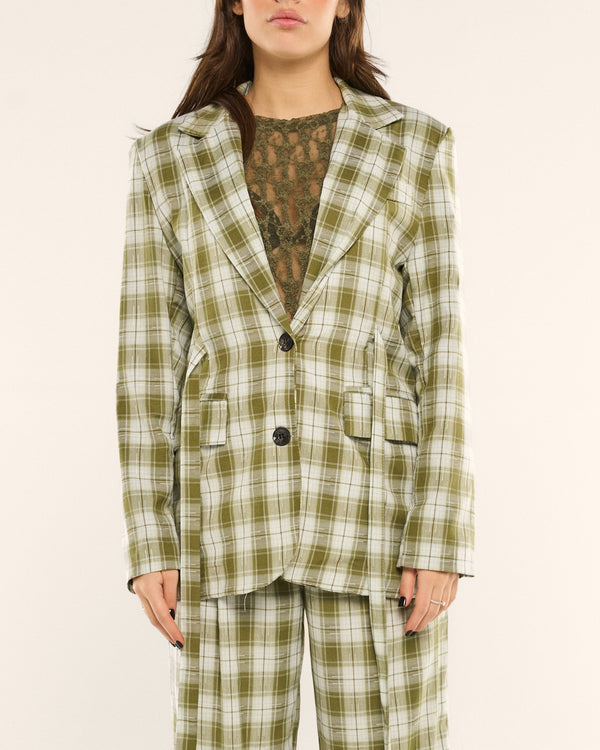 Tailleur  Olive check