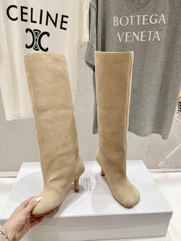 Stivali Suede Élite Beige