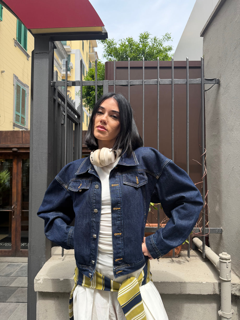 Giacca Denim Sculpted