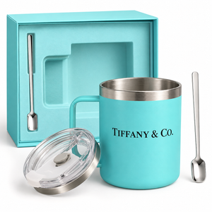 Mug Termica Luxury con Coperchio Tif