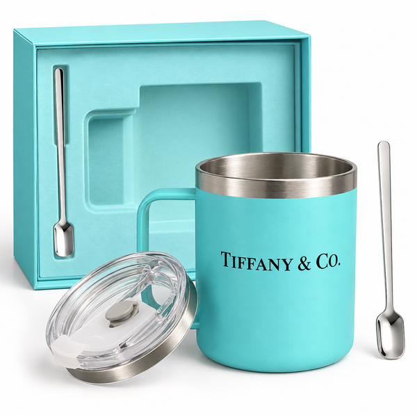 Mug Termica Luxury con Coperchio Tif