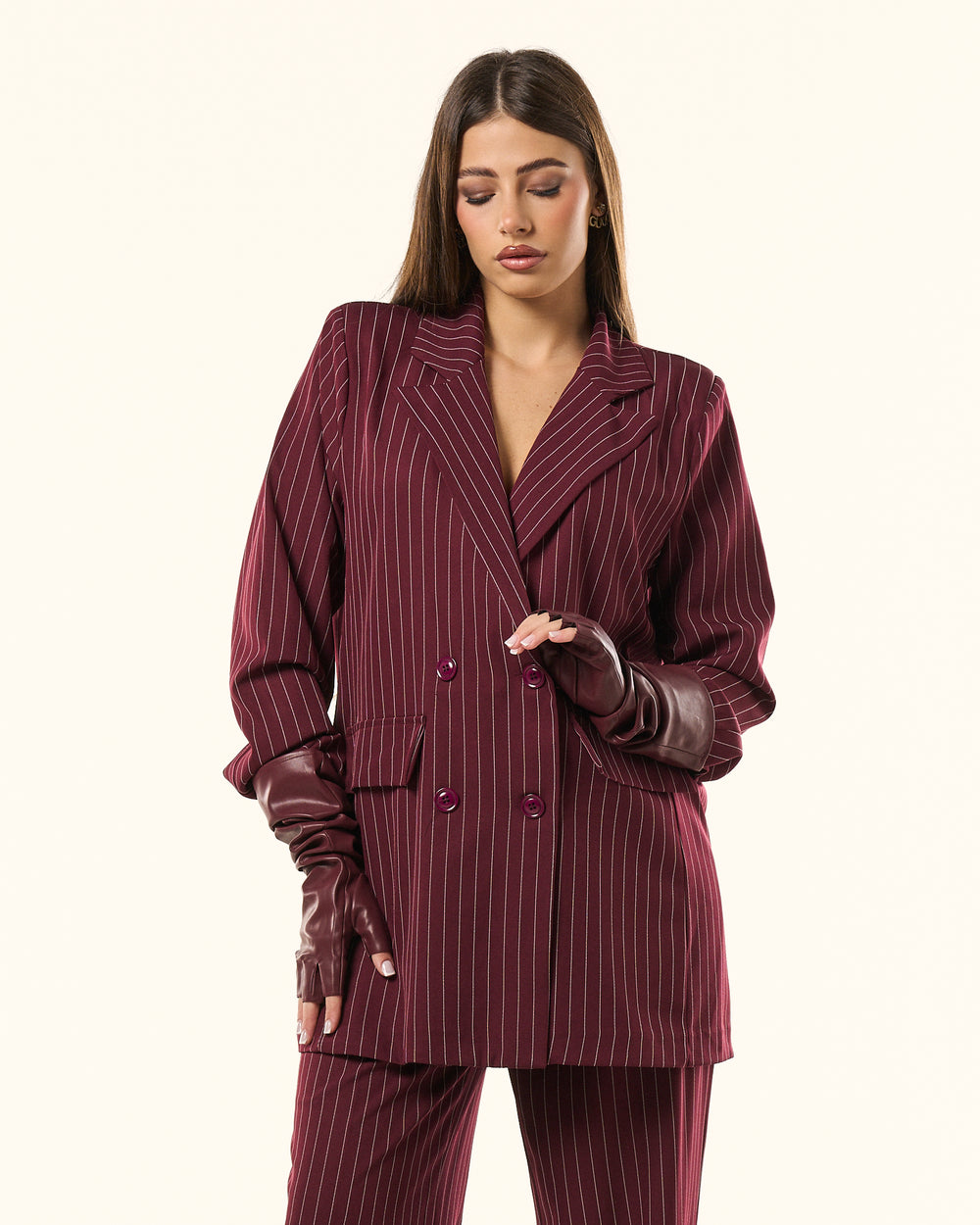 Mezzi guanti in pelle