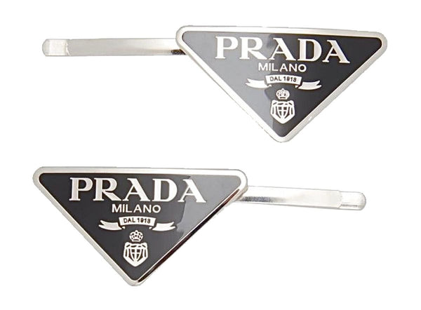 Set hairclip Triangle P nere