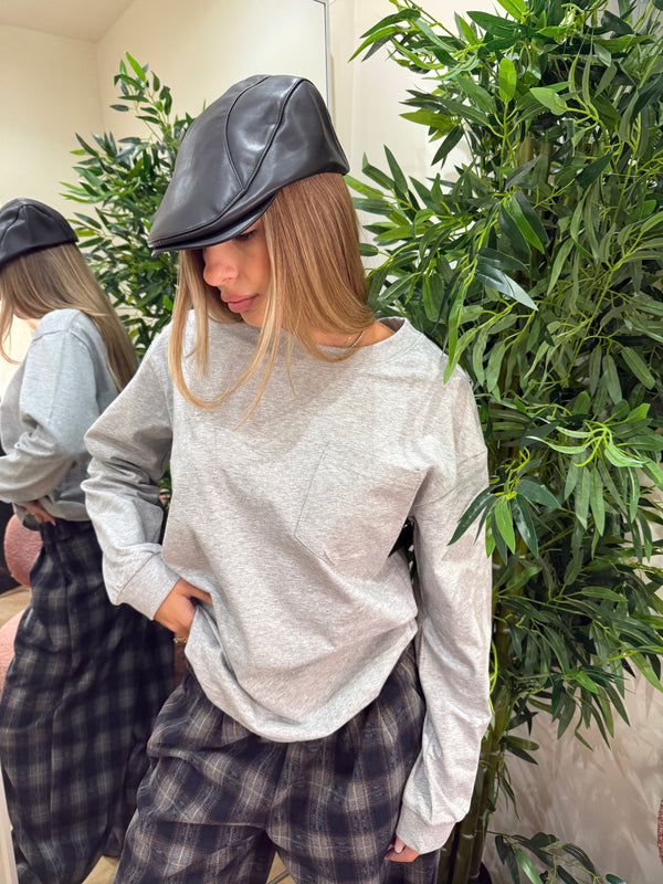 Maglia overside manica lunga