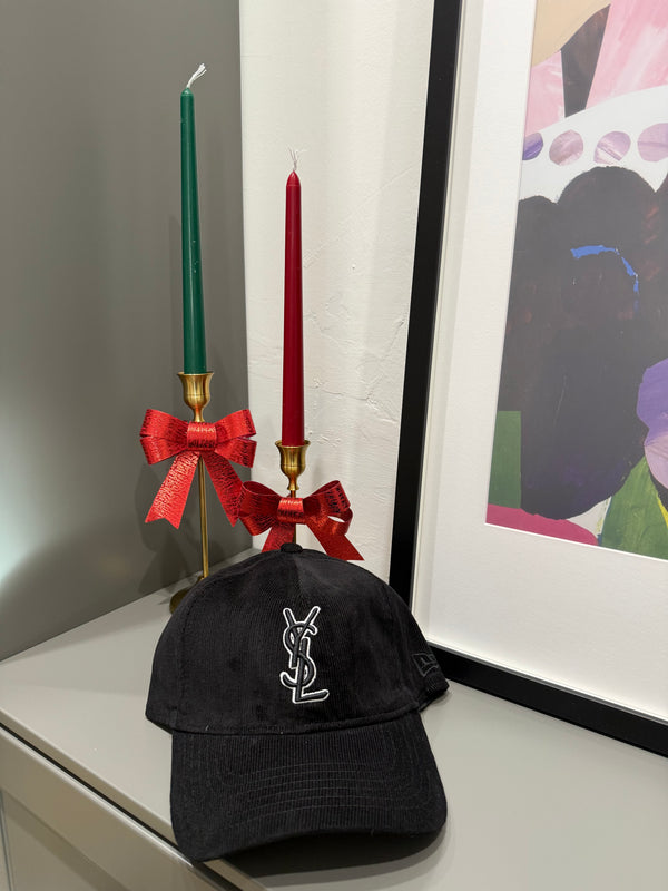 Cappello YSL velluto nero