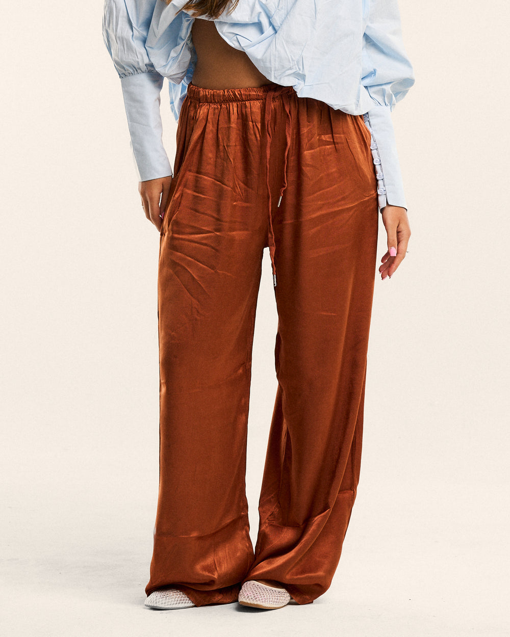 Pantalone Flow Terracotta