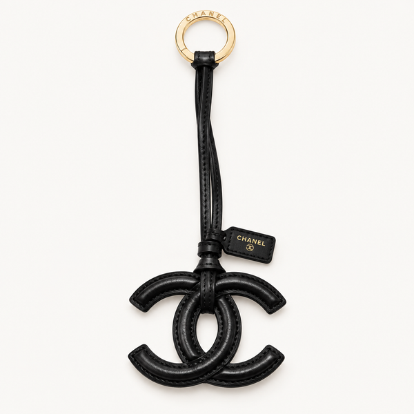 Charms cc in pelle nero