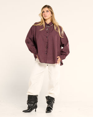 Camicia Tartan popeline