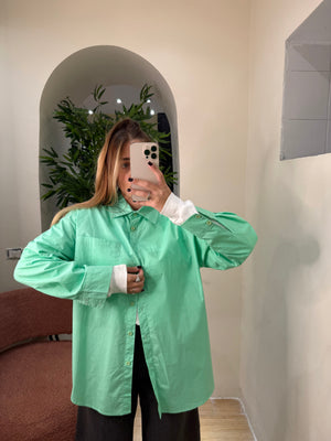 Camicia Mint popeline