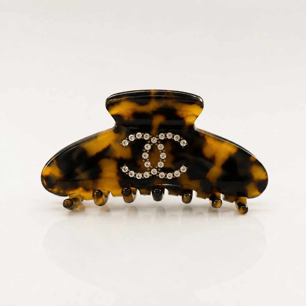 Pinza cc maculata e strass