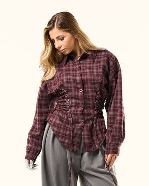 Camicia Knot stringhe