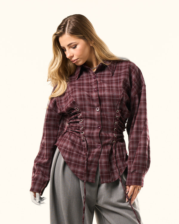 Camicia Knot stringhe