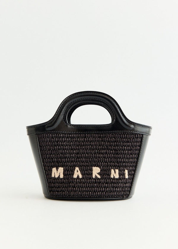 Microbag intrecci e pelle mari