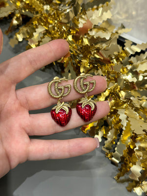 Orecchini Gucci fragola