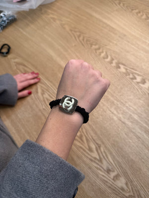 Elastico bracciale logo bianco