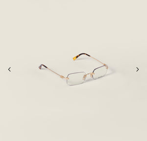 Occhiali Crystal Gold miu