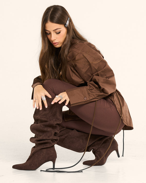 Stivali in camoscio Sofia