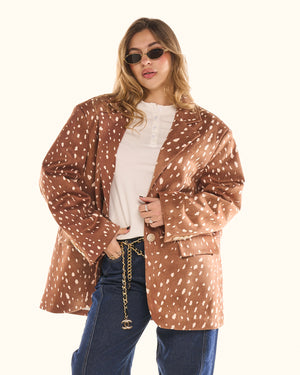 Blazer bambi print Lumina