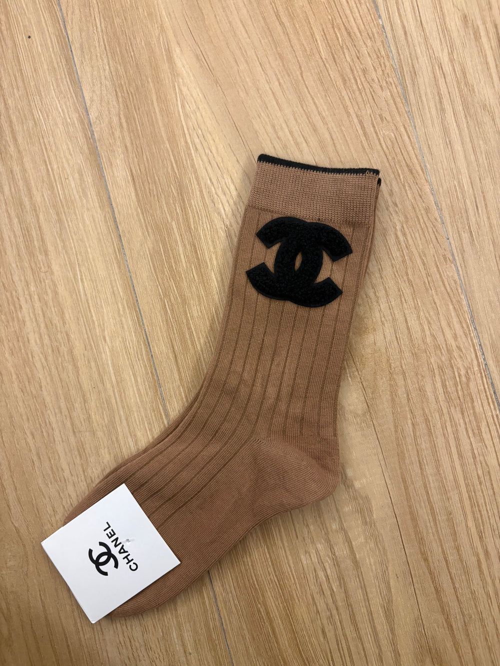 Calzini logo c&c marroni