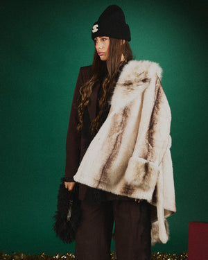 Pelliccia Luxury con cintura