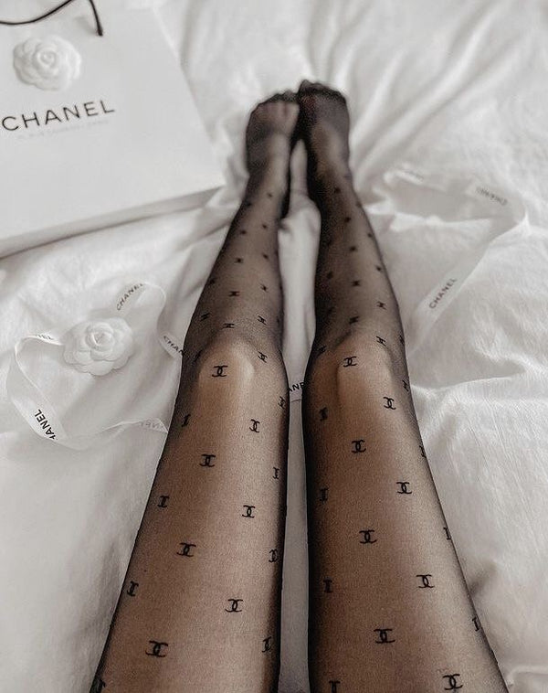 Calze logo chanel