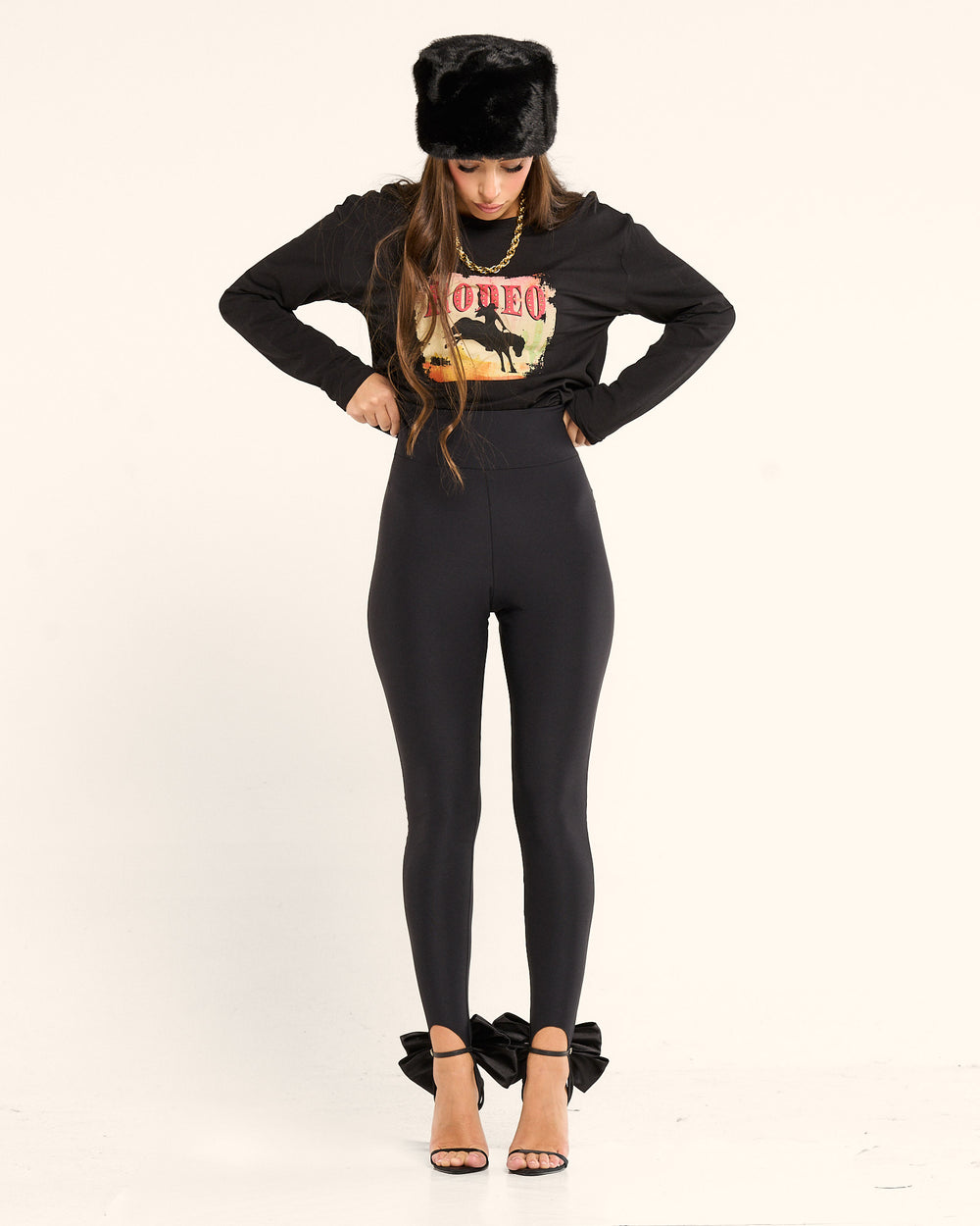 Collant modellante lyen con ghette