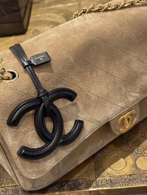Charms cc in pelle nero