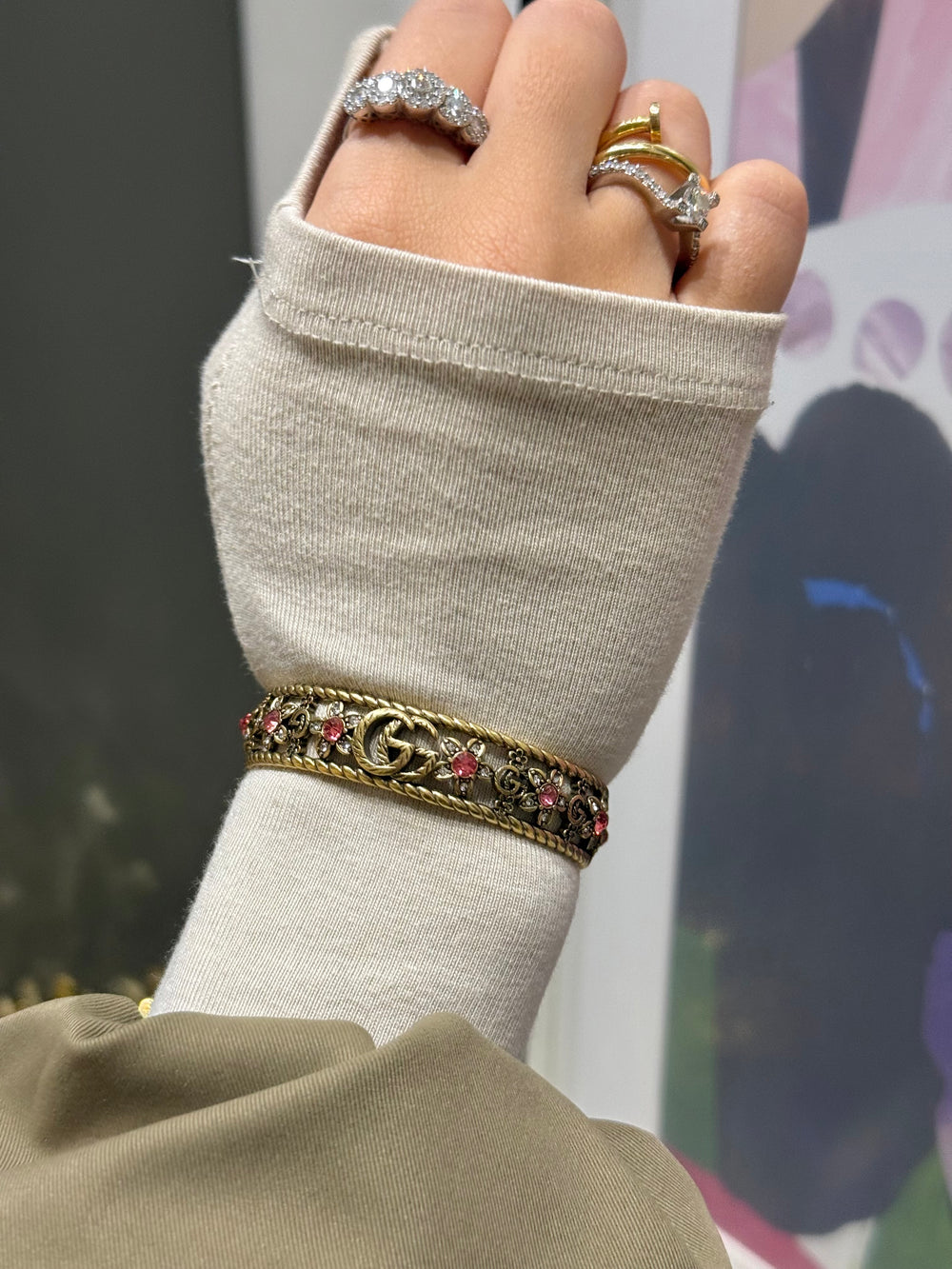 Bracciale Gucci flower pink