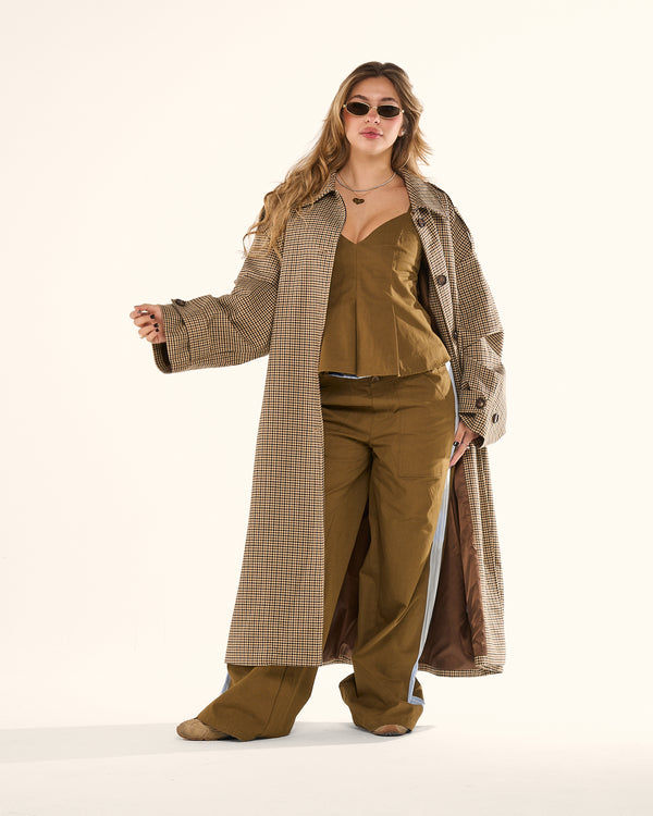 Trench Savile Check Lumina