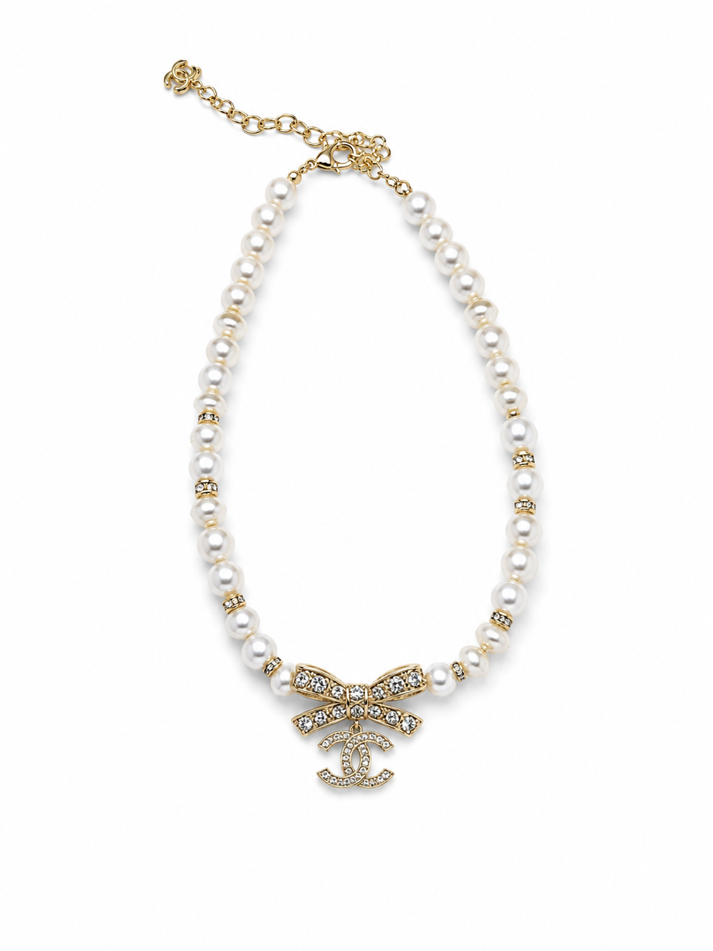 Collana Perle Fiocco cc