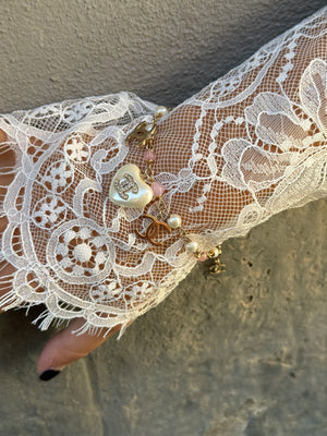 Bracciale cuore perla chanel