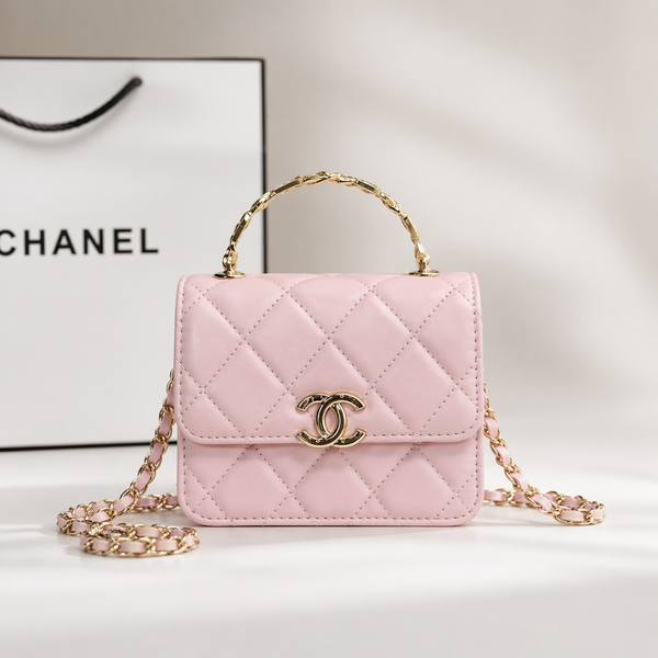 Mini Bag trapuntata rosa CC