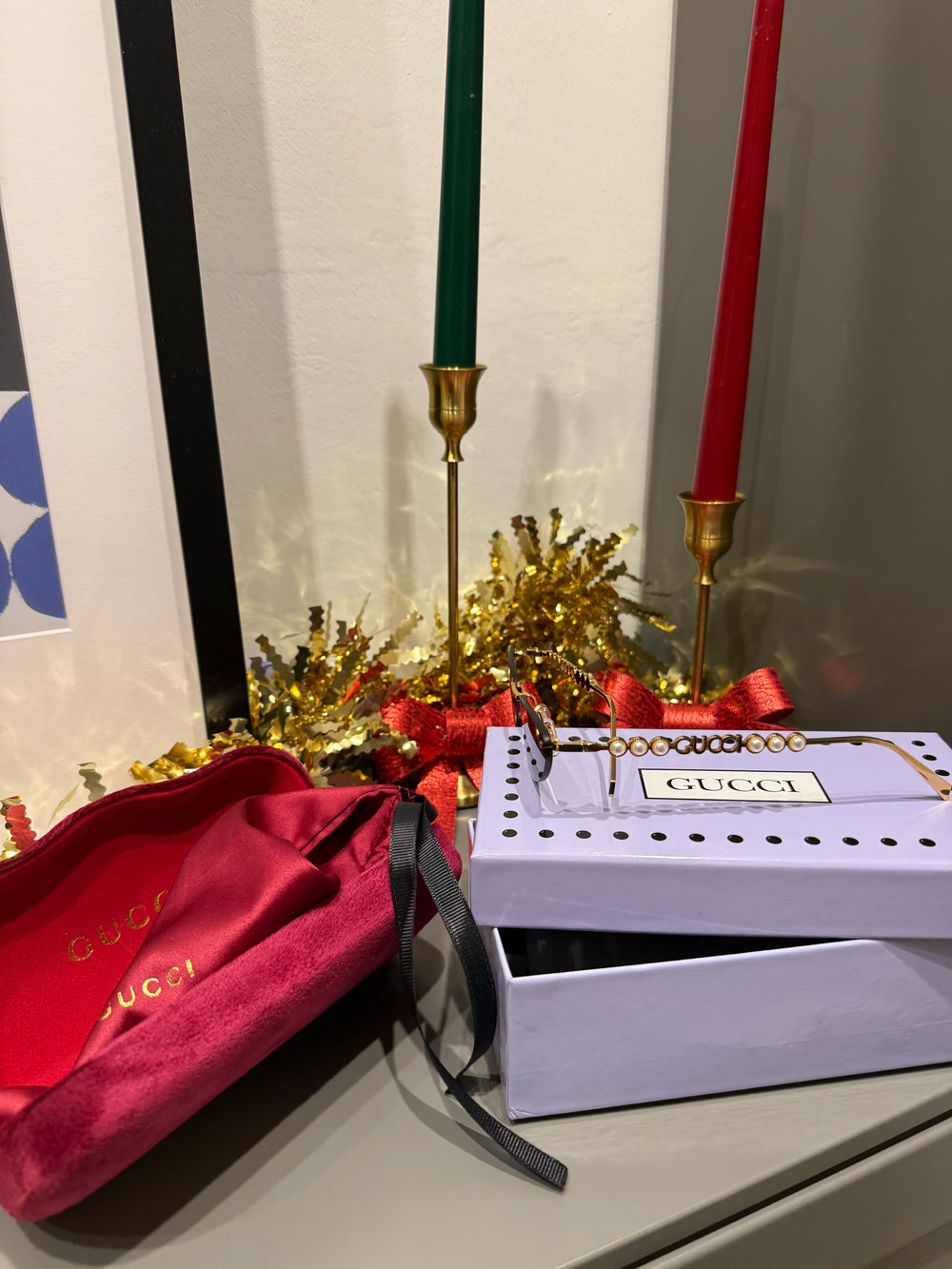 Occhiali Gucci con perle