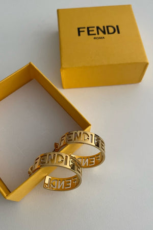 Cerchietti logo F Gold