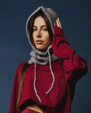 Balaclava lana tinta unita