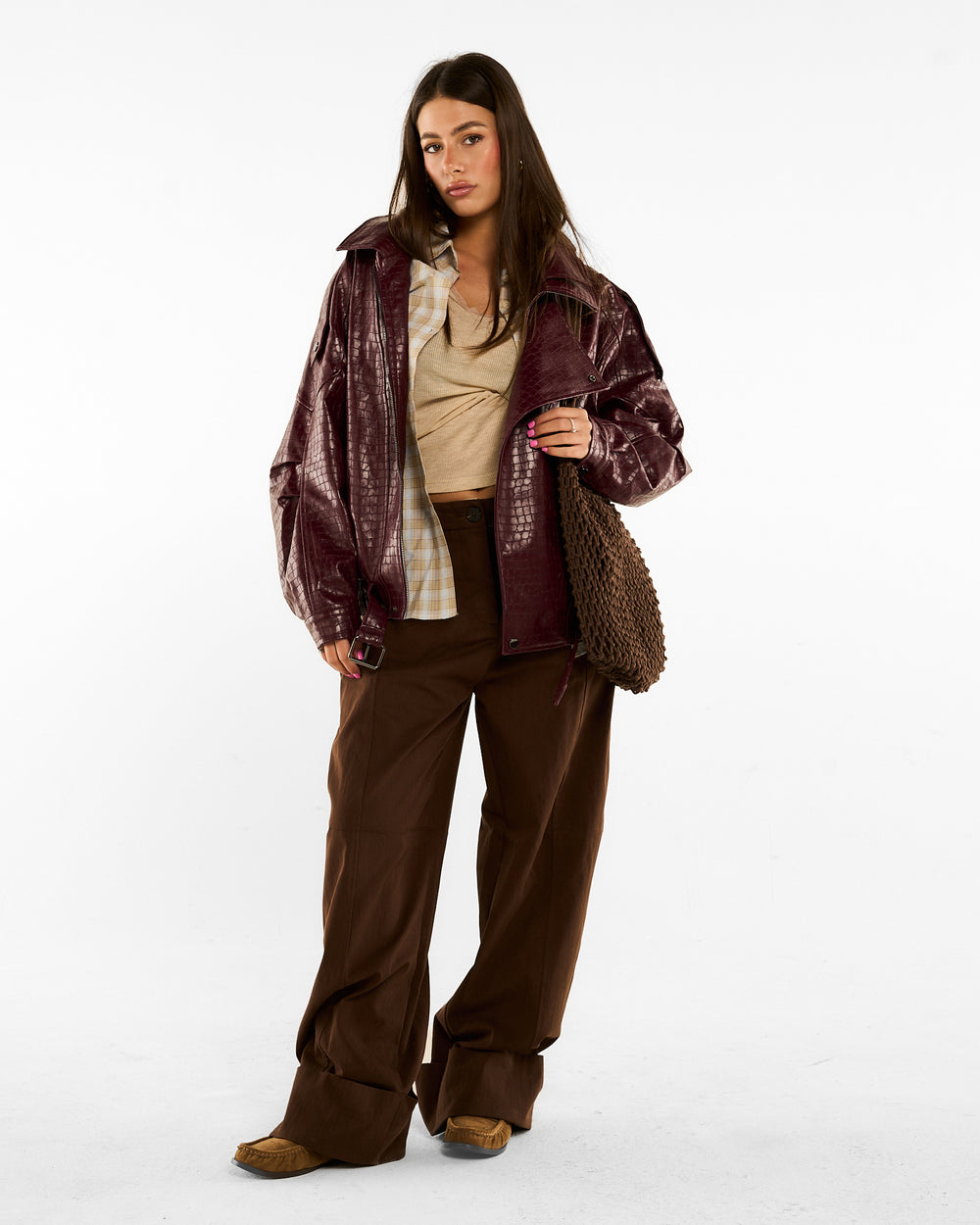 Pantalone Office Marrone