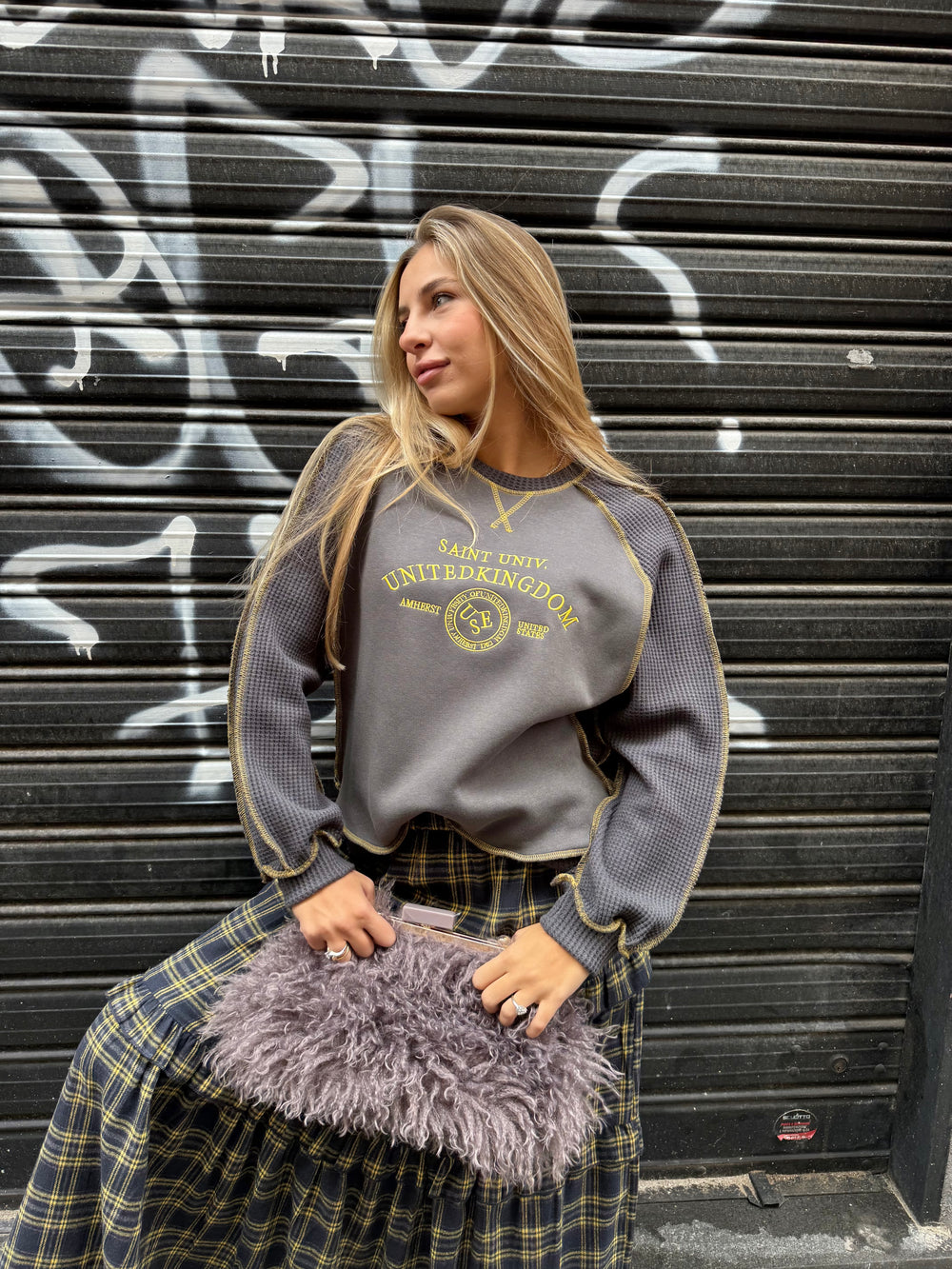 Felpa grigia United Kingdom