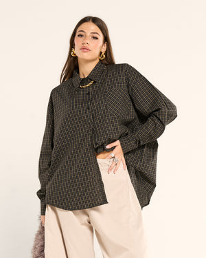 Camicia Tartan popeline