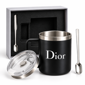 Mug Termica Luxury con Coperchio Di
