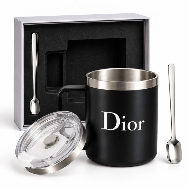 Mug Termica Luxury con Coperchio Di