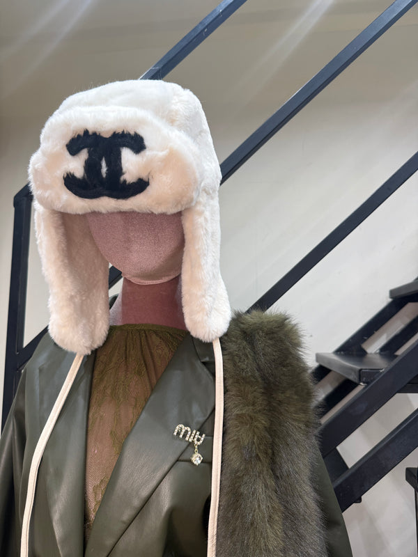 Cappello aviator ecofur cc